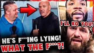 Dana White ACCUSED of LYING + GASLIGHTING in NEW INTERVIEW! Leon Edwards vs Jorge Masvidal?