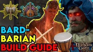 BARDBARIAN Bard / Barbarian Build Guide Baldur's Gate 3
