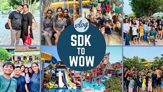SDK Family Fun at Worlds of Wonder(WOW) Water Park Noida!  Full Masti Vlog