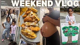 Family Weekend Vlog | shopping, mom guilt, pregnancy symptoms, target haul, Veterans Day + more