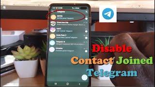 Turn Off Contact Joined Telegram Notifications