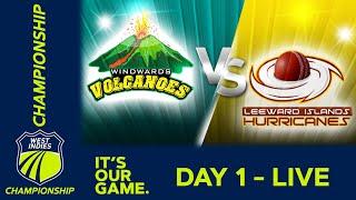  LIVE Windward vs Leeward Island - Day 1 | West Indies Championship 2025 | 5th March