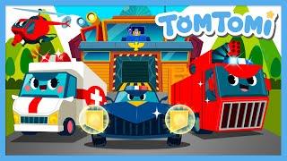 Tomtomi's Emergency Rescue Team | Vehicle Song | Car Song | Kids Song | TOMTOMI