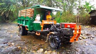 Sell Old Trucks and Buy New Trucks To Work More Efficiently, Transporting firewood | Đào Daily Farm