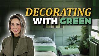 DECORATING WITH GREEN  (Light & Airy vs. Dark & Moody!) | Julie Khuu