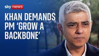 London Mayor Sadiq Khan demands PM call out comments by Tory donor