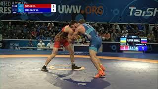 Repechage GR - 67 kg: O. MASYK (UKR) v. M. IAKHIAEV (RUS)