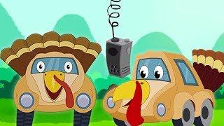 Пять Маленьких Индеек | Мультики Для Детей | Five Little Turkeys Song | Super Kids Network Russia