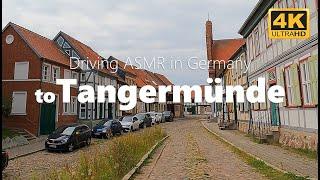 [4K-Auto Promenade] German Countryside Driving ASMR | Journey to the Medieval Town of Tangermünde 