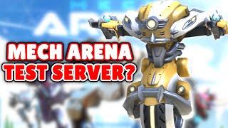 Test Server Battle Rec Account? - ARACHNOS Dual Railgun 16 Gameplay Mech Arena: Robot Showdown MA