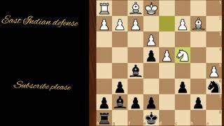 Black wins the battle || East Indian Defense in chess