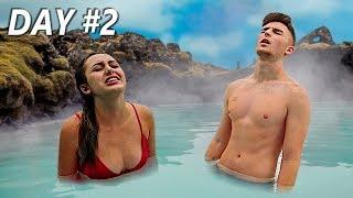 Last To Leave BOILING HOT LAGOON Wins $10,000! - Challenge FT. Kiera Bridget