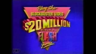 Blockbuster Video "20 Million Win in A Flash Game" Promo (1992)