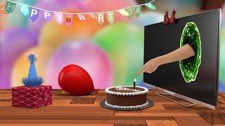 Magical Happy Birthday ( Traditional ) | Footage and Green Screen