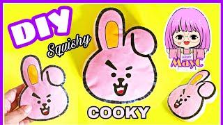 BT21 COOKY DIY PAPER SQUISHY// Inexpensive DIY for ARMYs// ARMY MayC// Philippines