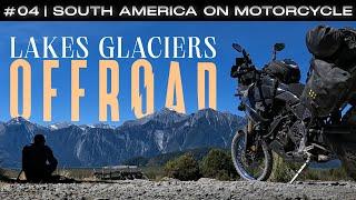 200kms Offroad motorcycle ride and border crossing |Beautiful Patagonia|