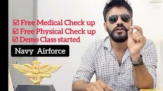 Free Medical and Physical Check up Navy Airforce  | Gurukul Defence Academy Ladnun