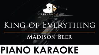 Madison Beer - King of Everything - Piano Karaoke Instrumental Cover with Lyrics