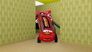 BackRooms Escape - Lightning McQueen VS Lightning McQueen Spider Eater