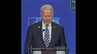 Biden's Brain Stops Working When the Press Asks Him About Putin