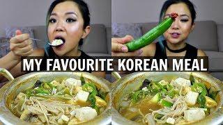 MOST SATISFYING KOREAN MEAL (VEGAN MUKBANG) // Korean weight loss food