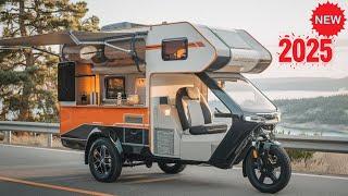 2025 TriVagabond Camper Tricycle Review | Auto Buzz TV | Best Tricycle for Camping ‍️