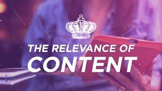 The relevance of content