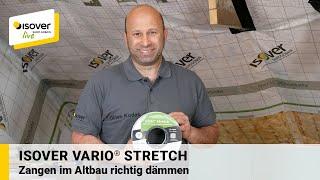 Zangen im Altbau richtig dämmen mit Vario® Stretch  ISOVER live  Web-TV für Handwerker
