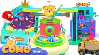 Surprise Como | Fun toy play! Learn colors and english words with como and friends