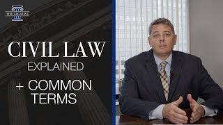 Civil Law Explained + Civil Law Common Vocabulary Terms | #TheLegalist EP02