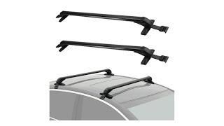 How to Install 43.3" Universal Car Top Roof Rack Cross Bar