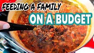 FEEDING A LARGE FAMILY ON A BUDGET | FRUGAL MEALS | DINNER IDEAS | VLOGMAS #3