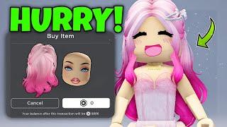 HURRY! FREE HAIR AND ITEMS ON ROBLOX!