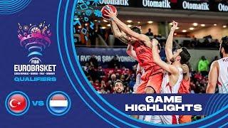 Turkey v Netherlands - Highlights - FIBA EuroBasket 2022 - Qualifiers