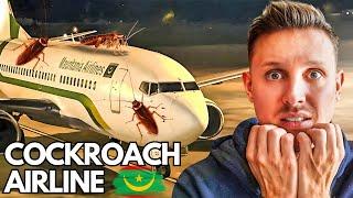 Cockroaches on the Plane & Passenger from Hell - Onboard MAURITANIA Airlines!