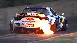 BEST of Anti-Lag, Exhaust Flames & Backfire Sounds Vol.2 | 4-Rotor RX7, Gintani SVJ, S1 Pikes Peak