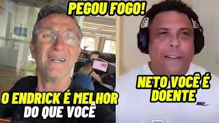 NETO DETONA RONALDO E ROMÁRIO DEPOIS DO EMPATE DA SELEÇÃO BRASILEIRA CONTRA A ESPANHA