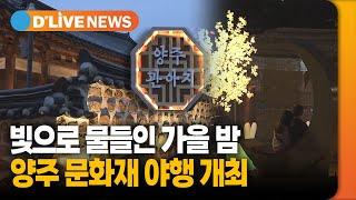 빛으로 물들인 가을 밤…양주 문화재 야행 개최 [양주] 딜라이브TV