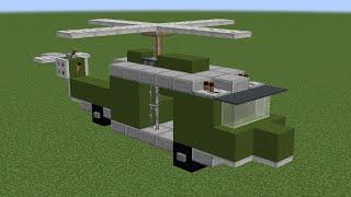 how build helicopter in minecraft