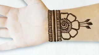 Very Easy Simple Arabic Mehndi Design Trick For Beginners - Mehandi ka Design-Mehendi design 2024