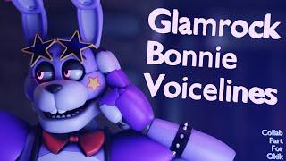 [Blender|FNaF] Glamrock Bonnie Voicelines (Collab Part For Okik)