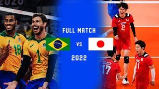 BRA vs JAP - Partida Completa | Amistoso Masculino 2022