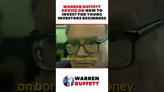 Warren Buffett Advice on How To Invest for Young Investors Beginners #shorts