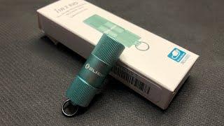 Olight i1R 2 Eos Teal 150 Lumens Tiny Rechargable Keychain  / unboxing / quick review / comparison