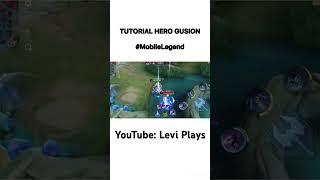 Gusion Best Combo Tutorial by Levi Plays