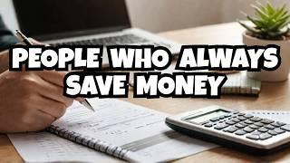 Habits Of People Who Always Save Money | FRUGAL LIVING