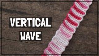 Vertical Wave Friendship Bracelet Tutorial [CC]