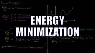 Computational Chemistry 3.2 - Energy Minimization