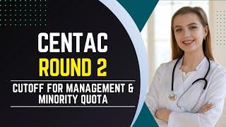 CENTAC Puducherry Round 2 Cutoff 2023 | Management & Minority Quota