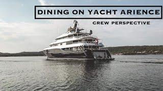 What Dinner Service On a Yacht Looks like | Yacht Arience